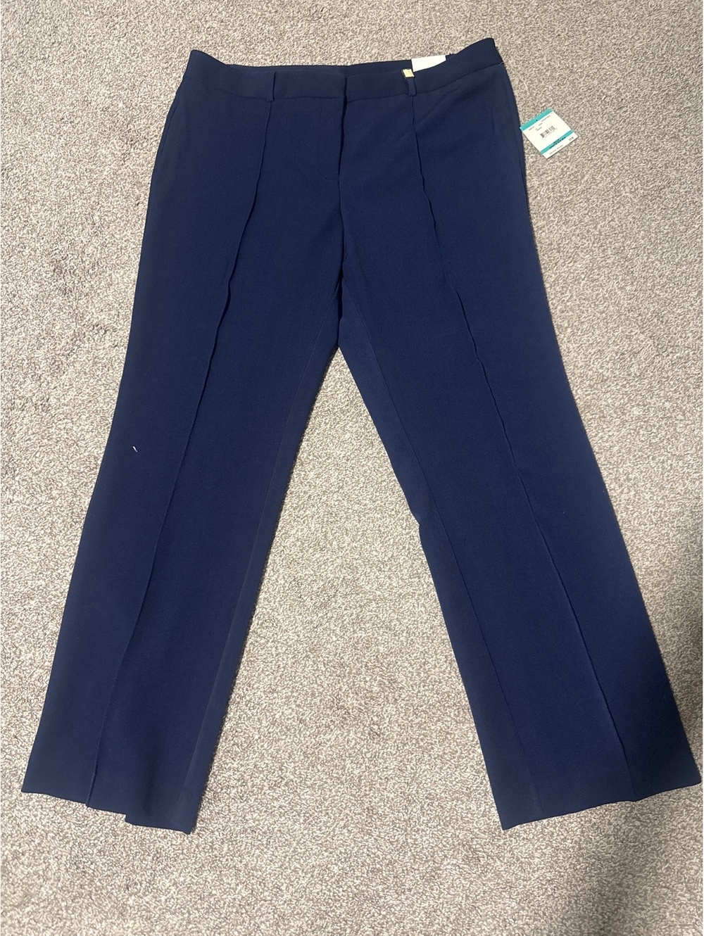 Anne Klein Women's Navy Boot Leg Pants Size 16
